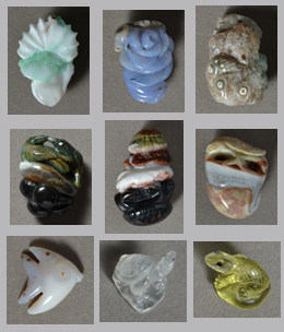 Chrysoprase, agate, ocean jasper, labradorite, radiated quartz