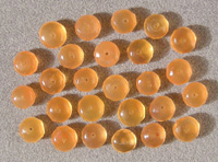 Orange carnelian beads