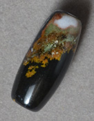 Suleiman agate 24.5mm barrel bead.