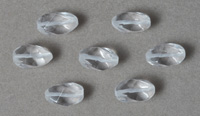 Himalayan crystal quartz swirl cut beads.