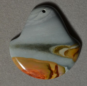 Succor creek jasper freeform pendant bead.