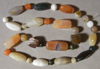 Mixed agate beads