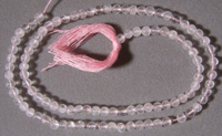 Rose quartz beads