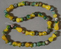 Agate vase beads