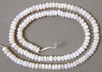 Opal rondelle beads