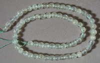 Green garnet beads