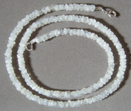 Moonstone rondelle beads