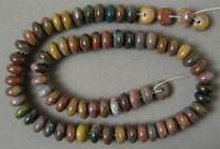 Jasper rondelle beads