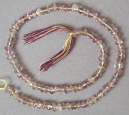 Ametrine rondelle beads