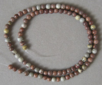 Small round beads from Chohua jasper.