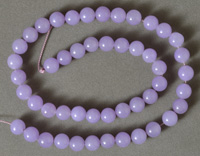 Purple jade beads