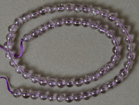 Amethyst round beads