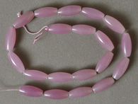 Lavender jade beads