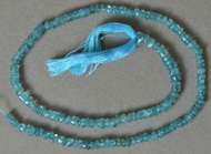 Apatite rondelle beads