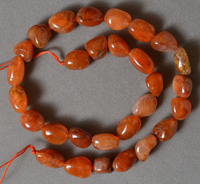 Carnelian beads