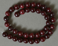 10mm round beads from red jasper.